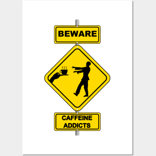 Caffee zombie Posters and Art